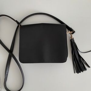 Grey Purse with Adjustable Shoulder Strap